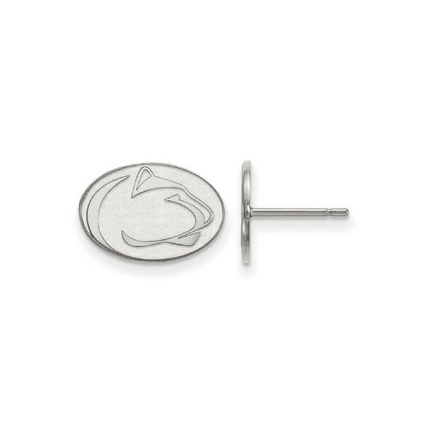 Sterling Silver XSmall Penn State Lions Head Logo Stud Earrings Confer’s Jewelers Bellefonte, PA