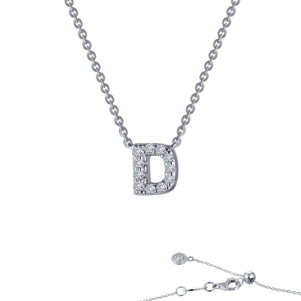 Lafonn Letter D Pendant Necklace Confer’s Jewelers Bellefonte, PA