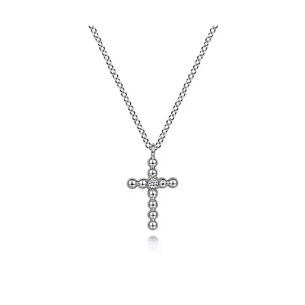925 Sterling Silver Diamond Cross Pendant Necklace Confer’s Jewelers Bellefonte, PA
