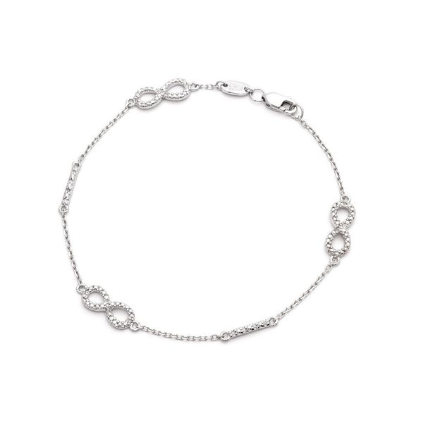 Sterling Silver Diamond Infinity Bracelet Confer’s Jewelers Bellefonte, PA