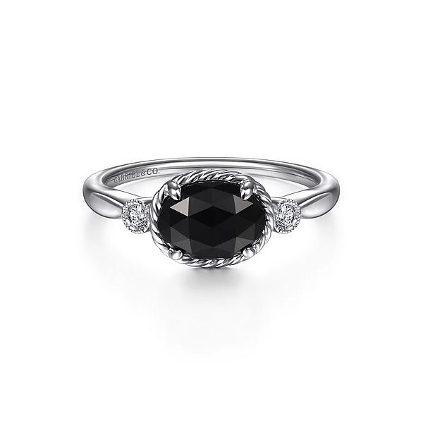 Sterling Silver Black Onyx and Diamond Ring Confer’s Jewelers Bellefonte, PA