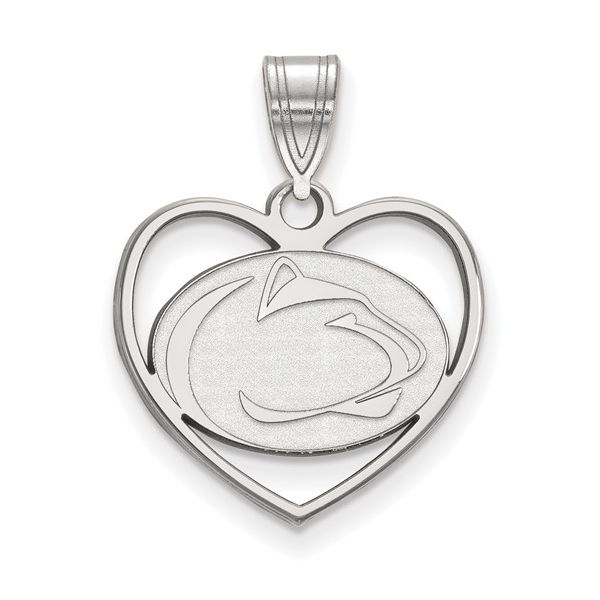 Sterling Silver Penn State University Heart Pendant Confer’s Jewelers Bellefonte, PA