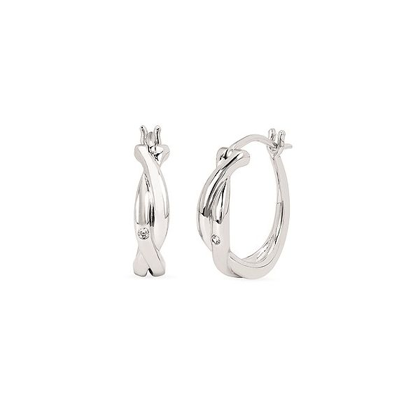 Sterling Silver Twisted Hoop Earrings Confer’s Jewelers Bellefonte, PA