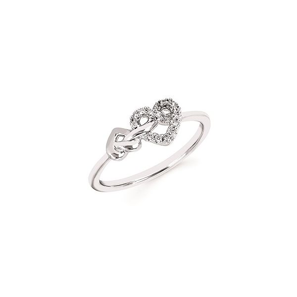 Sterling Silver Love Lock Diamond Ring Confer’s Jewelers Bellefonte, PA