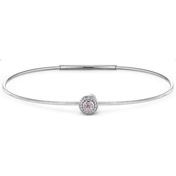 October Sterling Silver Birthstone Charm Bracelet Confer’s Jewelers Bellefonte, PA