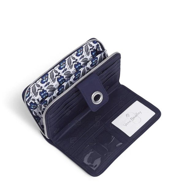 RFID Turnlock Wallet In Classic Navy Image 2 Confer’s Jewelers Bellefonte, PA