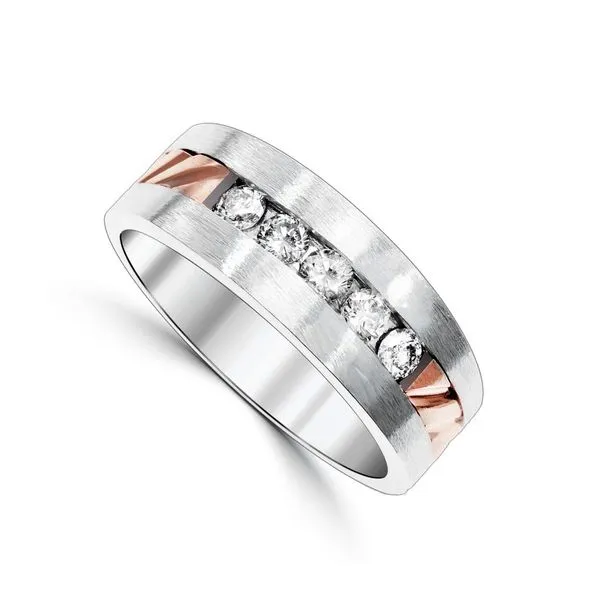 14K Rose Gold Men's Diamond Ring Confer’s Jewelers Bellefonte, PA