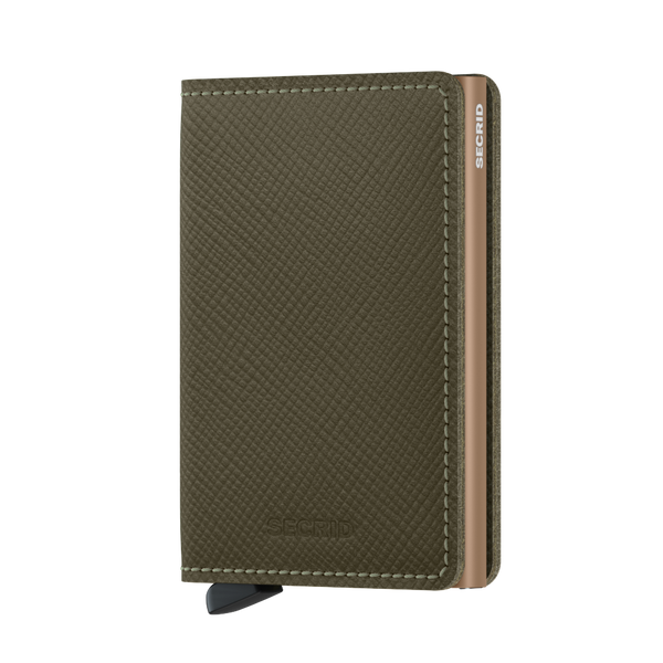 Secrid Slimwallet - Saffiano Olive Confer’s Jewelers Bellefonte, PA