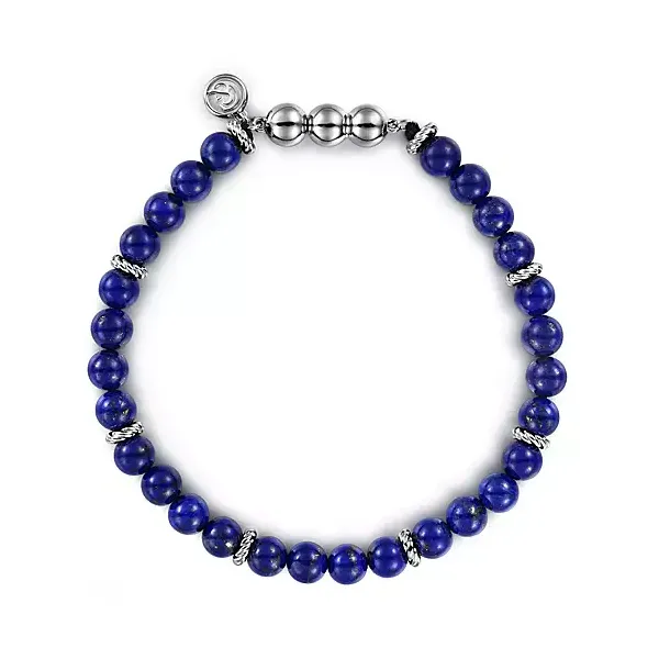 925 Sterling Silver Lapis Beads Bracelet Confer’s Jewelers Bellefonte, PA