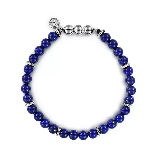 925 Sterling Silver Lapis Beads Bracelet Confer's Jewelers Bellefonte, PA