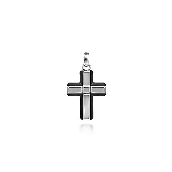 925 Sterling Silver and Titanium Cross Pendant Confer’s Jewelers Bellefonte, PA