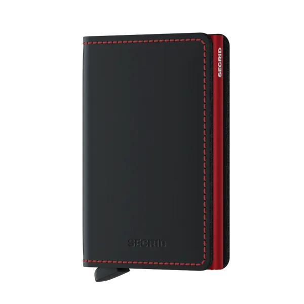 Secrid Slimwallet Matte - Black & Red Confer’s Jewelers Bellefonte, PA