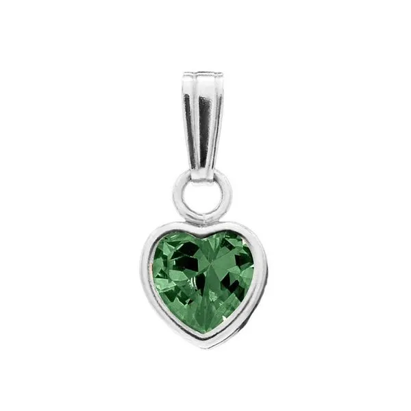 Sterling Silver Heart May Birthstone Pendant Confer’s Jewelers Bellefonte, PA