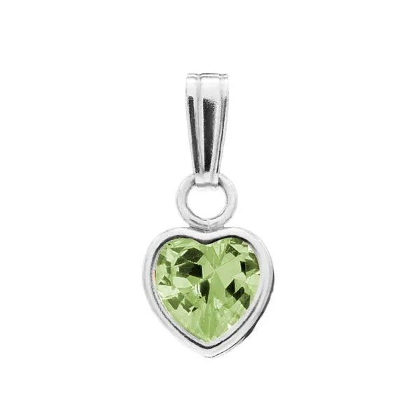 Sterling Silver Heart August Birthstone Pendant Confer’s Jewelers Bellefonte, PA