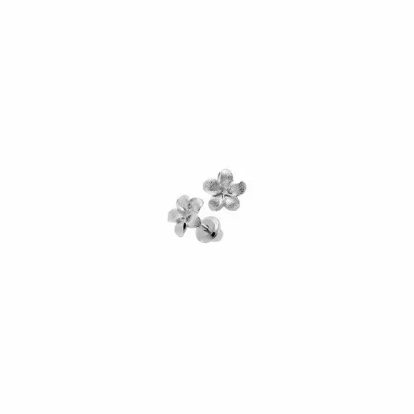 Sterling Silver Flower Earrings Confer’s Jewelers Bellefonte, PA