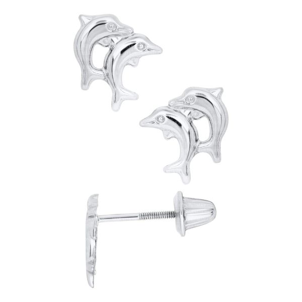 Sterling Silver Dolphin Earrings Confer’s Jewelers Bellefonte, PA