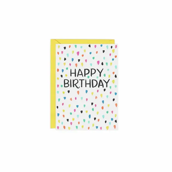 Confetti Happy Birthday Card Confer’s Jewelers Bellefonte, PA