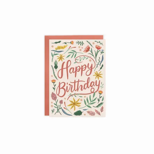 Floral Happy Birthday Card Confer’s Jewelers Bellefonte, PA