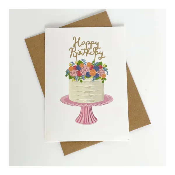 Floral Birthday Cake Card Confer’s Jewelers Bellefonte, PA