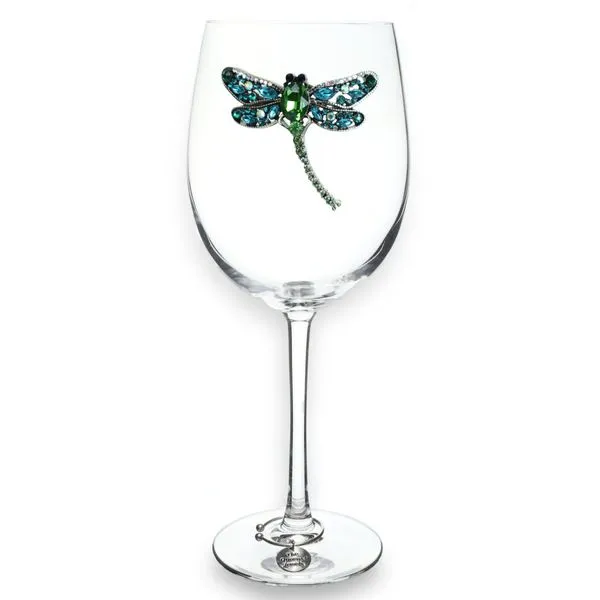 Dragonfly Decorative Stemmed Wine Glass Confer’s Jewelers Bellefonte, PA