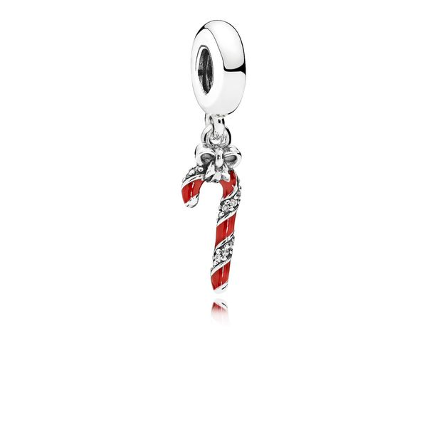 Sparkling Candy Cane Dangle Charm Confer’s Jewelers Bellefonte, PA