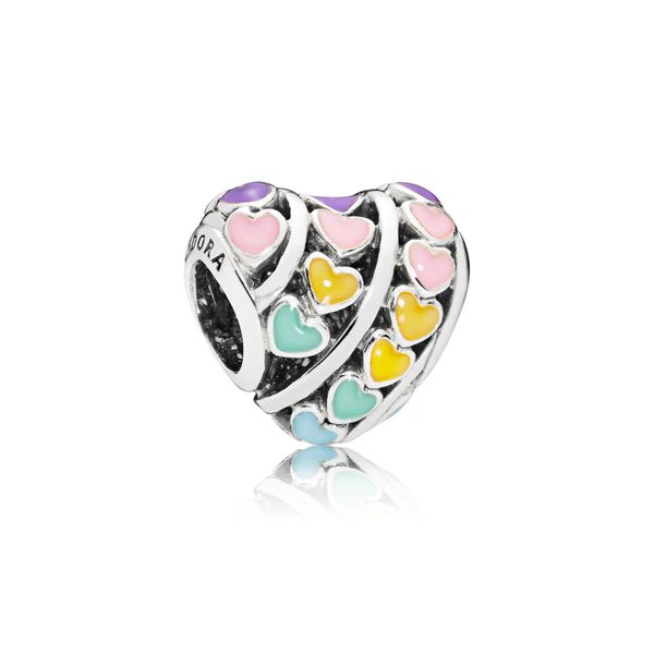 Multi-Color Hearts Charm Confer’s Jewelers Bellefonte, PA