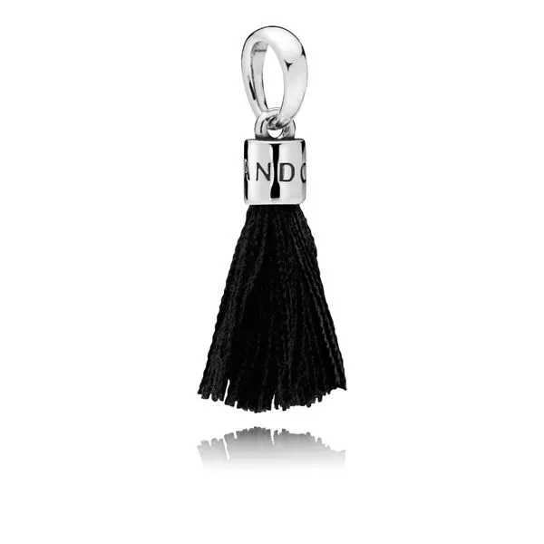 Black Fabric Tassel Dangle Charm Confer’s Jewelers Bellefonte, PA