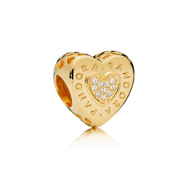 PANDORA Signature Heart Charm - PANDORA Shine Confer’s Jewelers Bellefonte, PA
