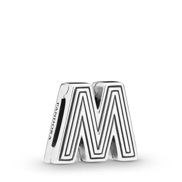 PANDORA REFLEXIONS™ Letter M Clip Confer’s Jewelers Bellefonte, PA