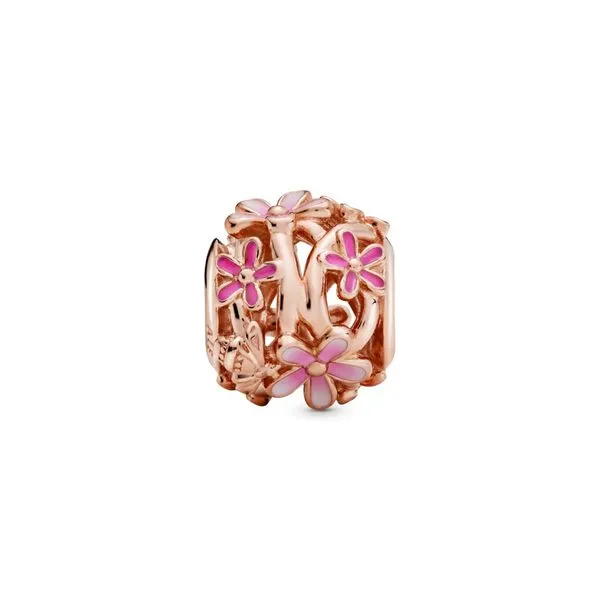 Openwork Pink Daisy Flower Charm - Pandora Rose Confer’s Jewelers Bellefonte, PA