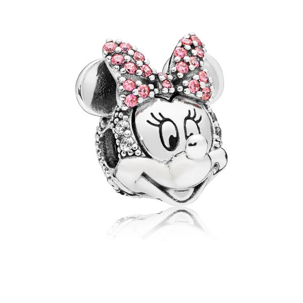 Disney, Shimmering Minnie Portrait Charm Confer’s Jewelers Bellefonte, PA