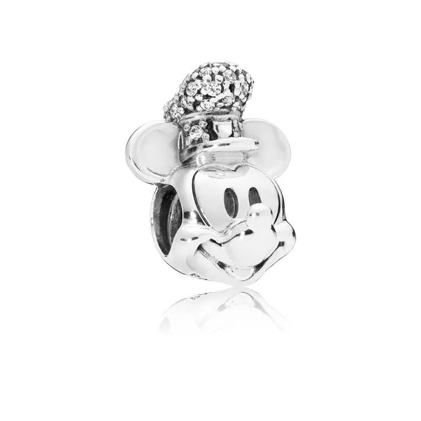 Disney, Shimmering Steamboat Willie Portrait Charm Confer’s Jewelers Bellefonte, PA