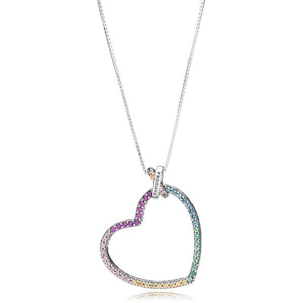 Multi-Colored Heart Necklace Confer’s Jewelers Bellefonte, PA