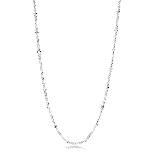 Silver Beaded Necklace Chain Confer’s Jewelers Bellefonte, PA