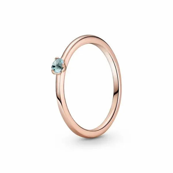 Light Blue Solitaire Ring - Pandora Rose™ Confer’s Jewelers Bellefonte, PA