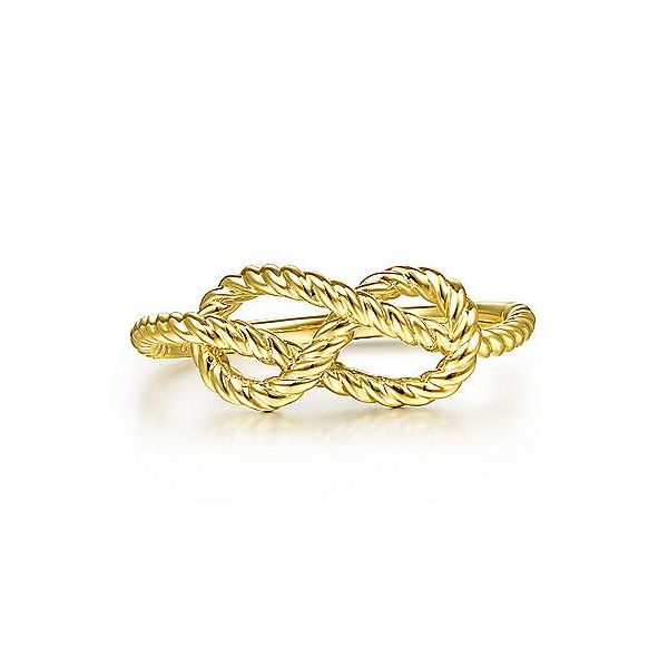 14K Yellow Gold Twisted Rope Pretzel Ring Confer’s Jewelers Bellefonte, PA