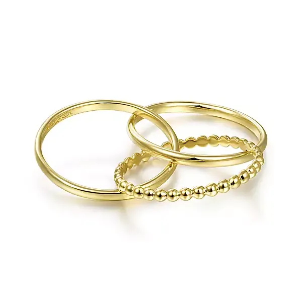 14K Yellow Gold Bujukan Criss Cross Ring Image 2 Confer’s Jewelers Bellefonte, PA