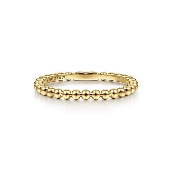 14K Yellow Gold Bujukan Beaded Stackable Ring Confer’s Jewelers Bellefonte, PA
