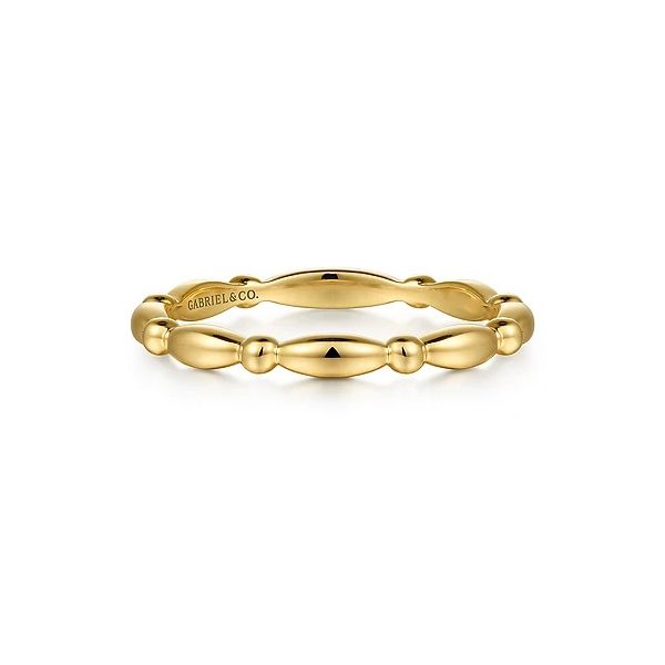 14K Yellow Gold Elongated Station Ring Confer’s Jewelers Bellefonte, PA