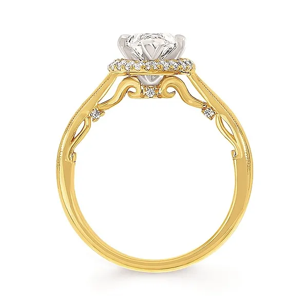 2.02ct Lab-Grown Diamond Marquis Engagement Ring in 14k Yellow Gold Image 2 Conti Jewelers Endwell, NY