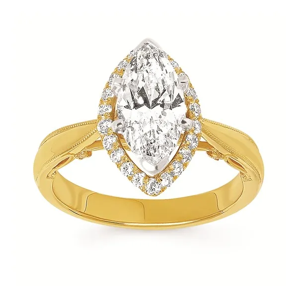 2.02ct Lab-Grown Diamond Marquis Engagement Ring in 14k Yellow Gold Conti Jewelers Endwell, NY