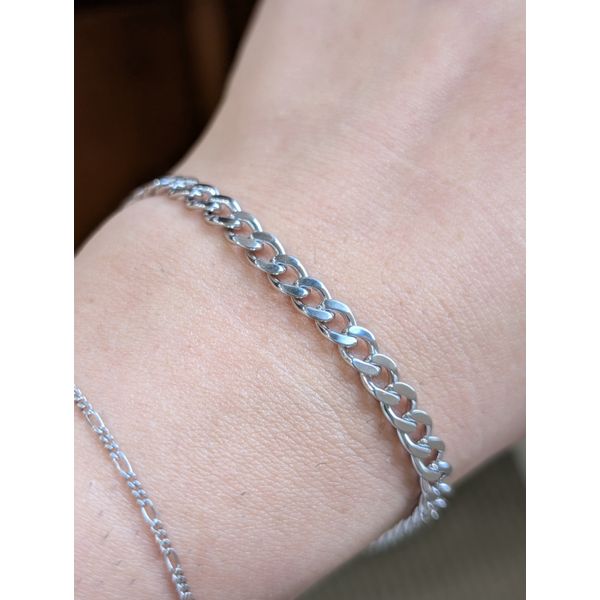 Sterling Silver Large Cleo Cuban Bracelet Image 2 Conti Jewelers Endwell, NY