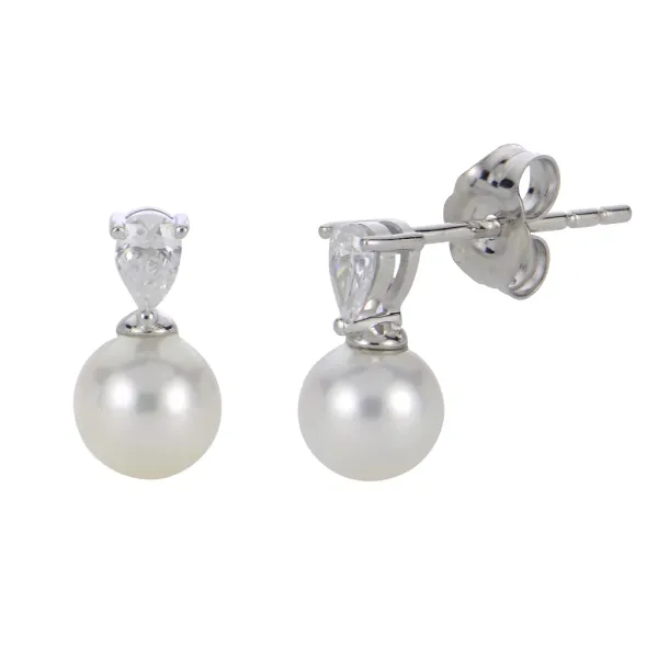 14K White Gold Earrings Conti Jewelers Endwell, NY