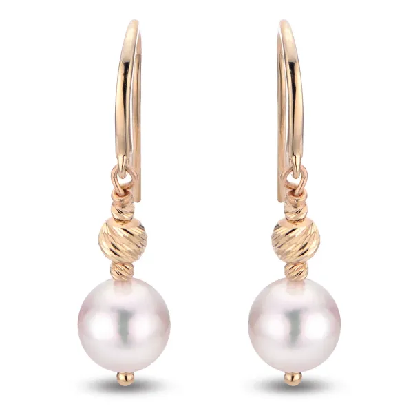14K Yellow Gold Drop Earrings Conti Jewelers Endwell, NY