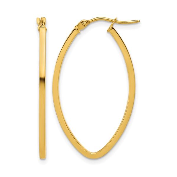 14K Yellow Gold Hoop Earrings Conti Jewelers Endwell, NY