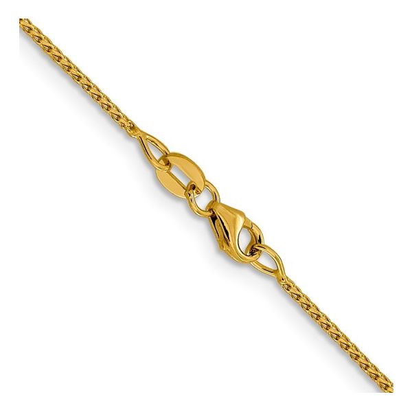 1mm Diamond- cut Open Franco Chain in 14k Yellow Gold, 20" Image 3 Conti Jewelers Endwell, NY