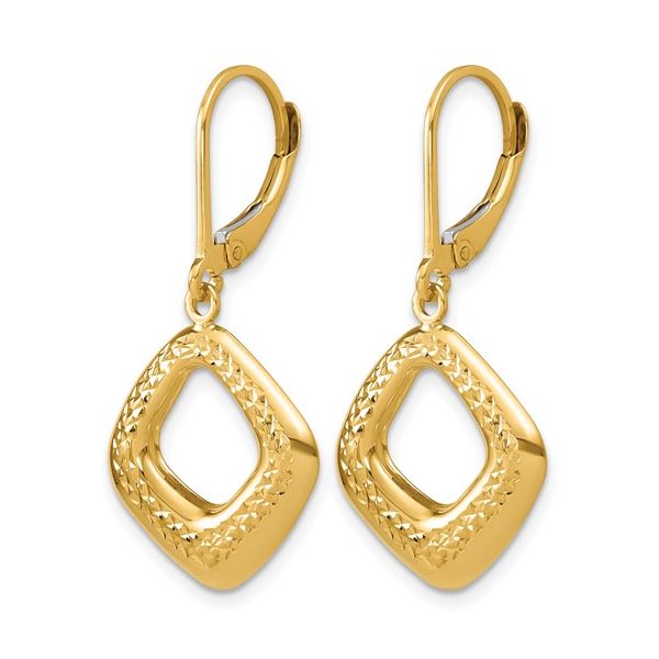 14K Yellow Gold Dangle Earrings Conti Jewelers Endwell, NY