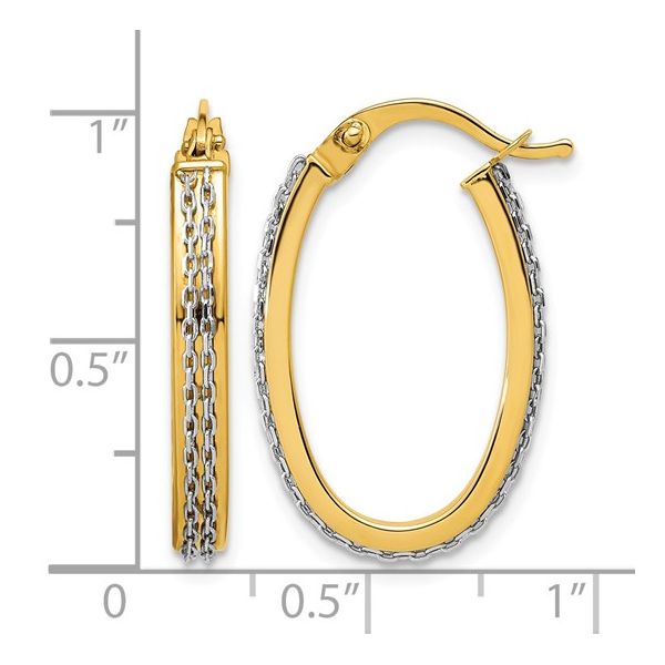 14K Yellow Gold Hoop Earrings Conti Jewelers Endwell, NY