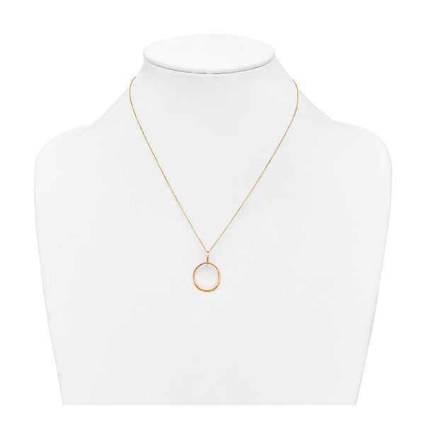 Circles Pendant Necklace in 14k Yellow Gold Image 3 Conti Jewelers Endwell, NY
