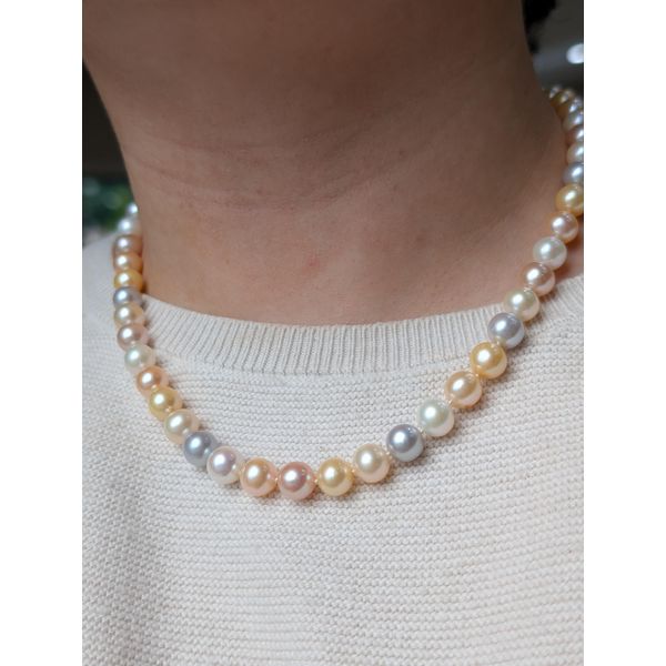 Sterling Silver Pearl Strand Necklace Conti Jewelers Endwell, NY
